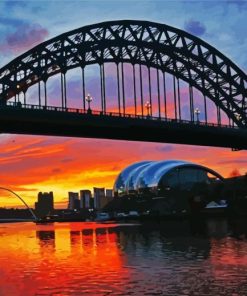 Aesthetic Tyne Bridge Paint By Numbers