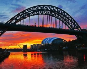 Aesthetic Tyne Bridge Paint By Numbers