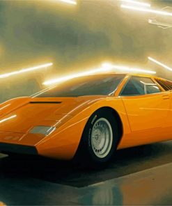 Lamberghini Countach Paint By Numbers