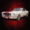 Ford Mustang Car Paint By Numbers