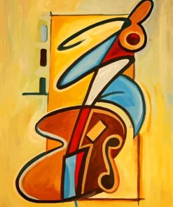 Artistic Contrabass Paint By Numbers