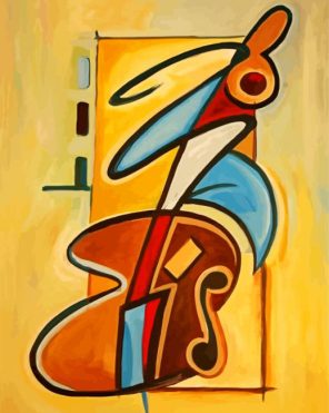 Artistic Contrabass Paint By Numbers