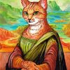 Mona Lisa Cat Paint By Numbers