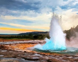 Natural Hot Springs Paint By Numbers