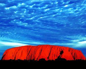 Aesthetic Uluru Mountain Paint By Numbers