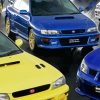 Aeshtetic Subaru Cars Paint By Numbers