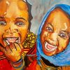 African Kids Paint By Numbers