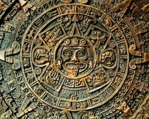 Antique Mayan Calendar Paint By Numbers