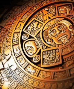 Mayan Calendar Paint By Numbers