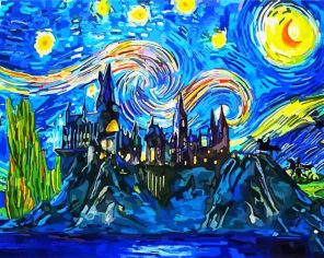 Artistic Hogwarts Paint By Numbers