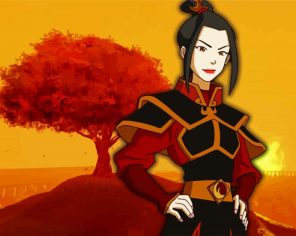 Azula Anime Paint By Numbers