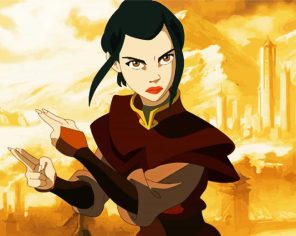 Azula Avatar Character Paint By Numbers