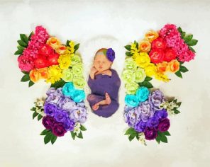 Blooming Baby Paint By Numbers