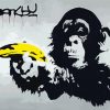 Monkey With Banana Paint By Numbers