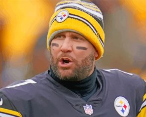 Roethlisberger Footballer Paint By Numbers