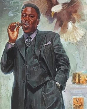 Artistic Bernie Mac Paint By Numbers