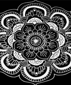 Stylish Mandala Paint By Numbers