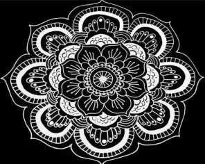 Stylish Mandala Paint By Numbers