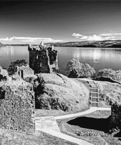 Urquhart Castle Paint By Numbers