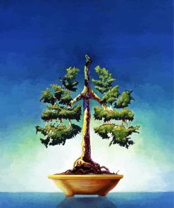 Bonsai Plant Art Paint By Numbers