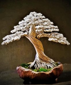 Artistic Bonsai Tree Paint By Numbers