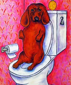 Red Dog Paint By Numbers