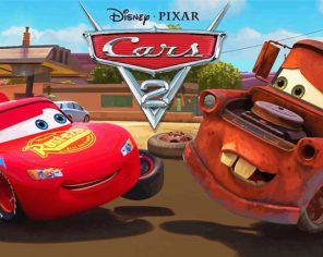 Cars Movie Paint By Numbers