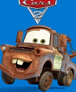 Cars Cartoon Character Paint By Numbers