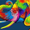 Colorful Elephant Paint By Numbers