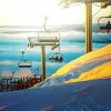 Stylish Ski Resorts Paint By Numbers