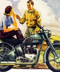 Couple On Triumph Paint By Numbers