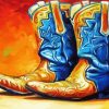 Blue Boots Paint By Numbers