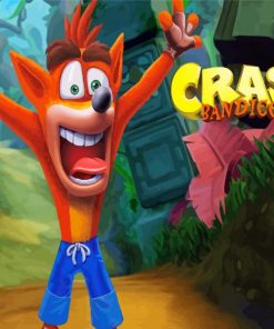 Crash Bandicoot Paint By Numbers