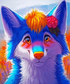 Cute Fox Paint By Numbers