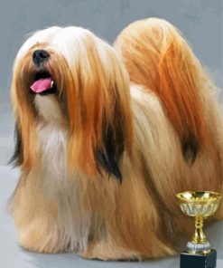 Hairful Dog Paint By Numbers