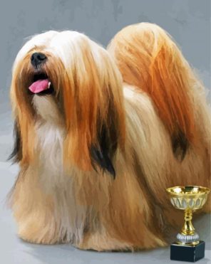 Hairful Dog Paint By Numbers