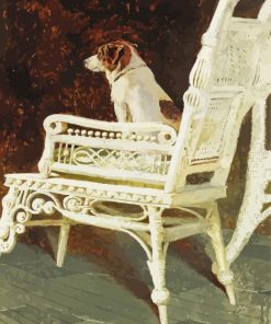 Dog On Chair Paint By Numbers