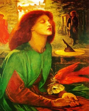 Elizabeth Siddal Poetess Paint By Numbers