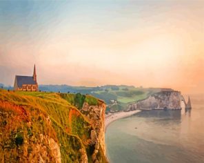 Etretat Seascape Paint By Numbers