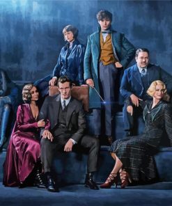 Fantastic Beasts Cast Paint By Numbers