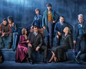 Fantastic Beasts Cast Paint By Numbers