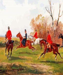 Fox Hunters Paint By Numbers