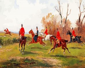 Fox Hunters Paint By Numbers