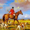 Artistic Fox Hunters Paint By Numbers