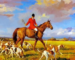 Artistic Fox Hunters Paint By Numbers