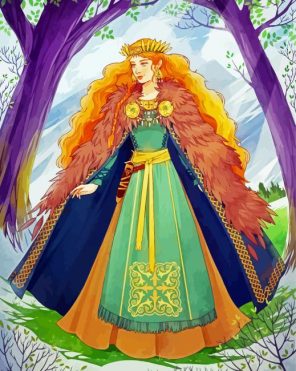 The Norse Freyja Paint By Numbers