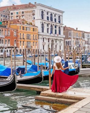 Girl In Venice Paint By Numbers