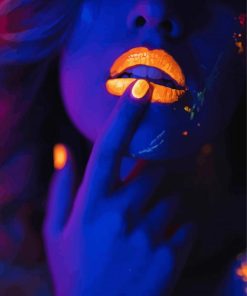 Glowing Lipstick Paint By Numbers