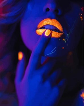 Glowing Lipstick Paint By Numbers