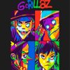 Artistic Gorillaz Paint By Numbers